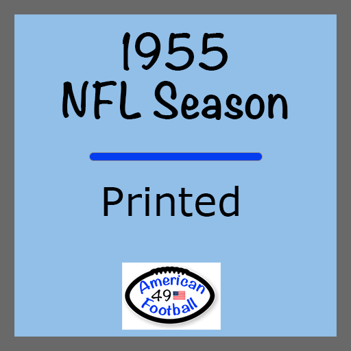 NFL Seasons Printed