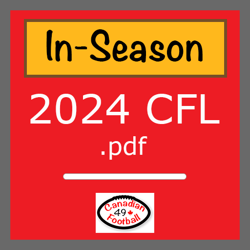 2024 CFL In-Season Play Along